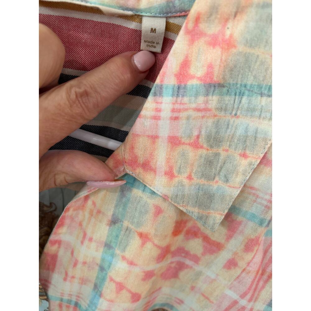 Soft Surroundings Tunic Button Down Embroidered A… - image 6